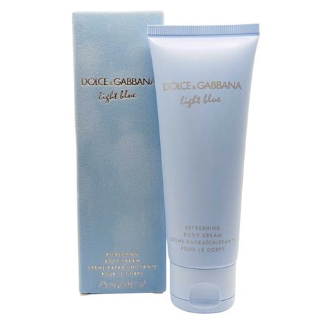 creme hidratante dolce gabbana light blue|dolce and gabbana body cream.